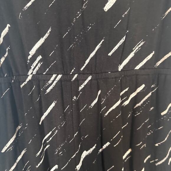 Apt. 9 Black & White Sleeveless V-Neck Side Slit Long Dress Women Sz S - Picture 12 of 12